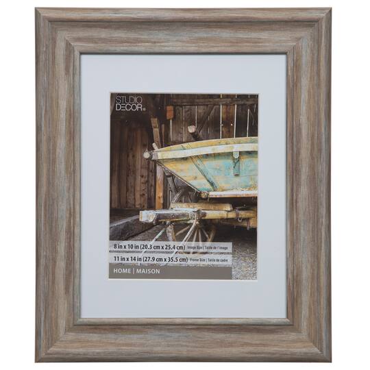 For The Rustic Brown Frame 11 X 14 With 8 10 Mat Home
